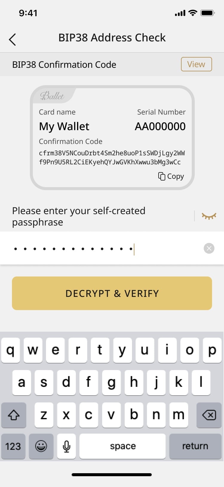 Ballet Crypto