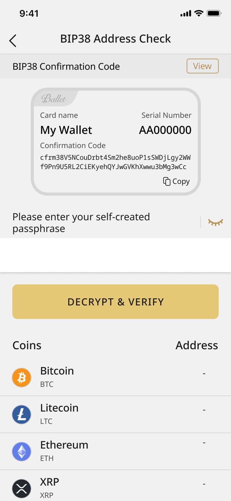 Ballet Crypto