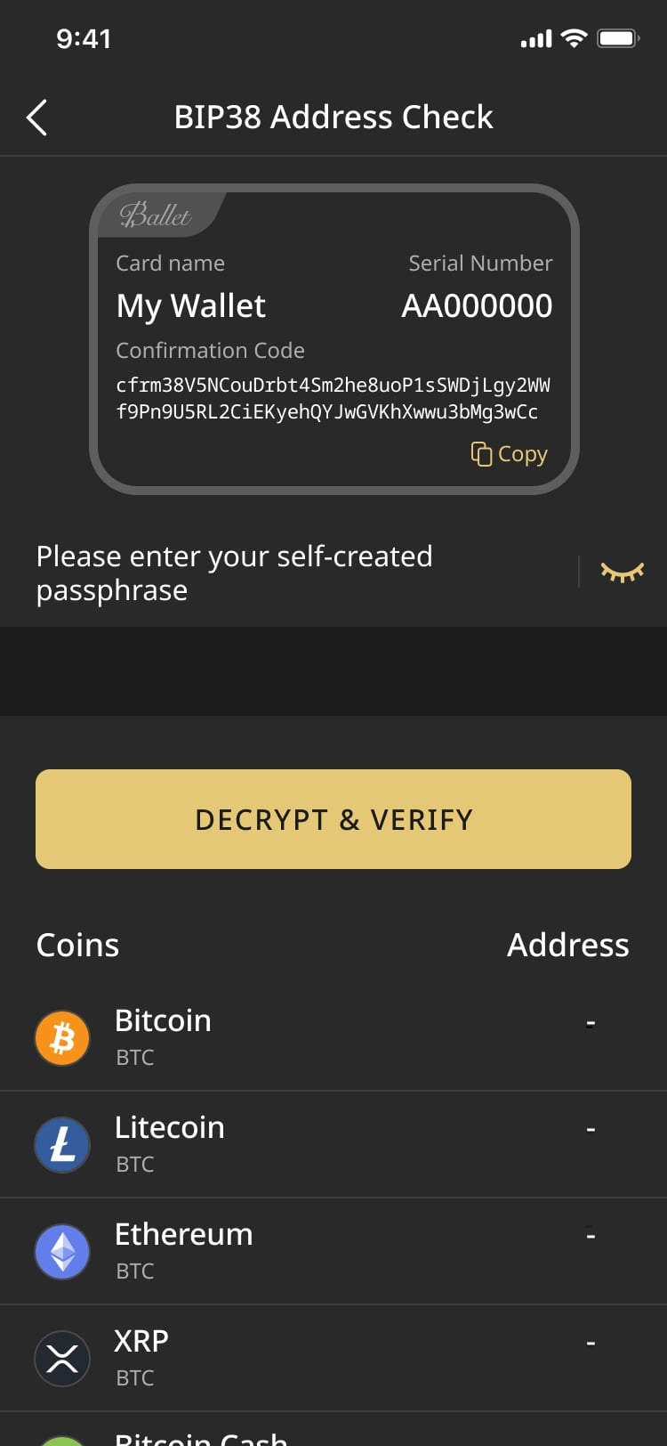 Ballet Crypto