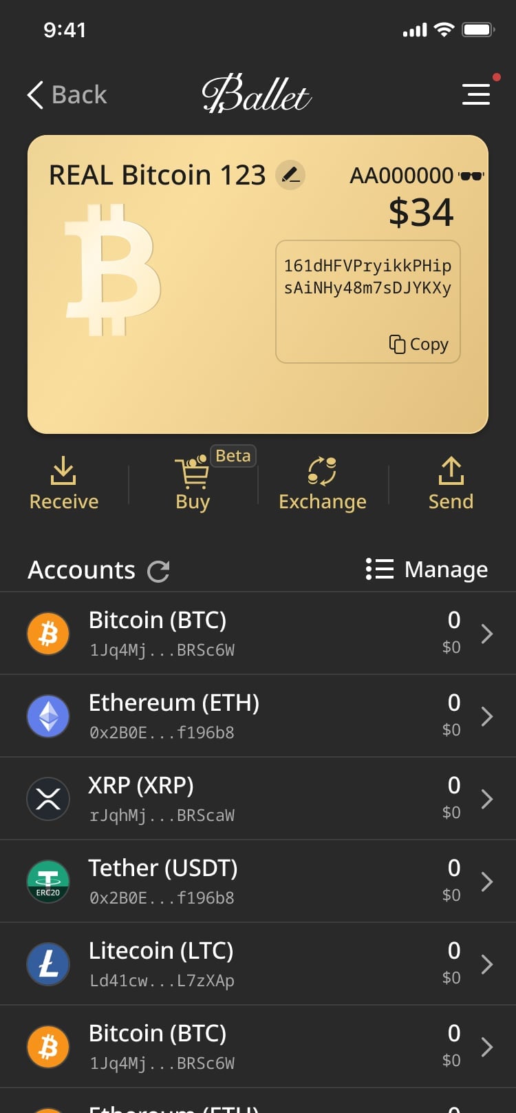 Ballet Crypto