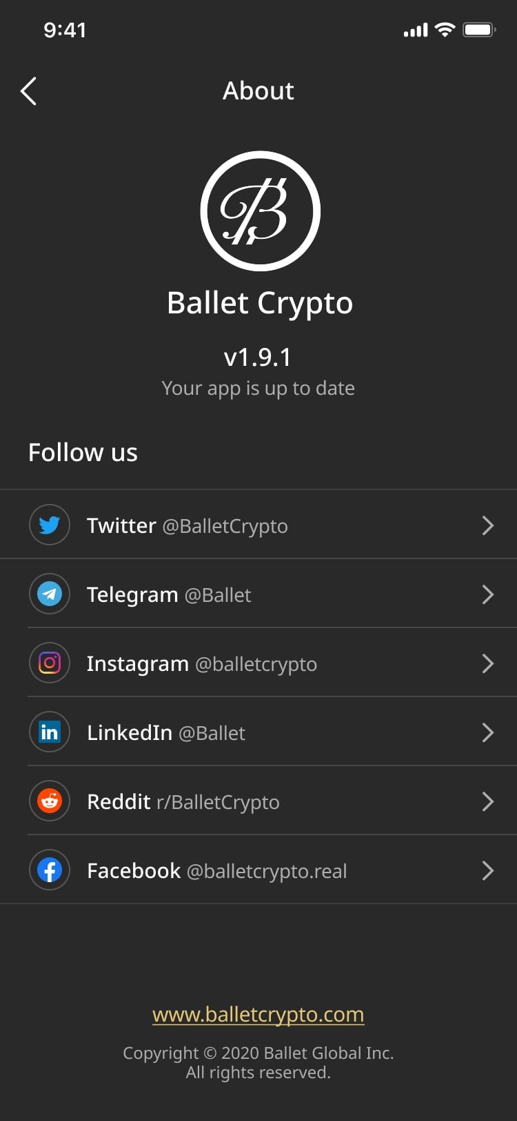 Ballet Crypto